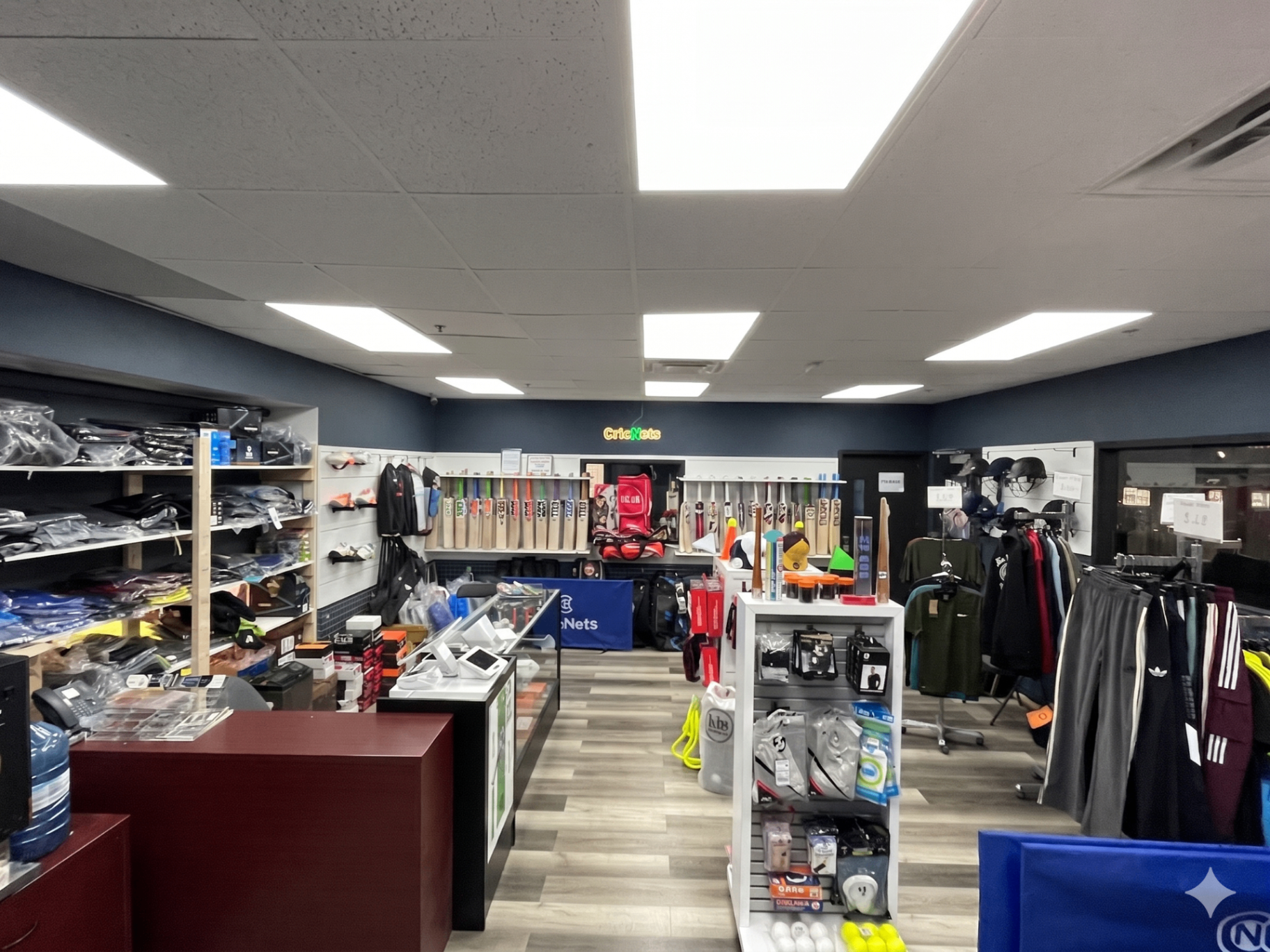 Inside the CricNets cricket store in Kitchener